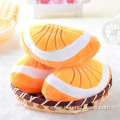 Direct Sales Fruits Shaped Plush Squeaky Chew Toys